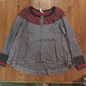 Free people thermal blouse